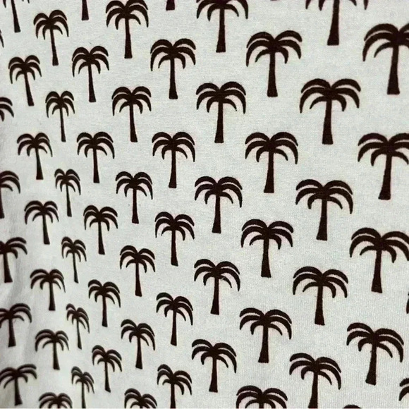 EXPRESS RELAXED Palm Tree Cropped Tee | size XL - Picture 2 of 3